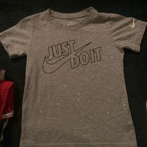 Boys size small Nike shirts, one pair shorts, sock